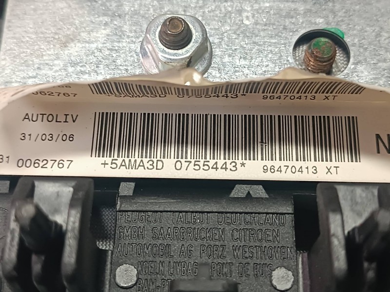 Recambio de airbag delantero izquierdo para citroen xsara picasso referencia OEM IAM 96470413XT 5AMA3D AUTOLIV