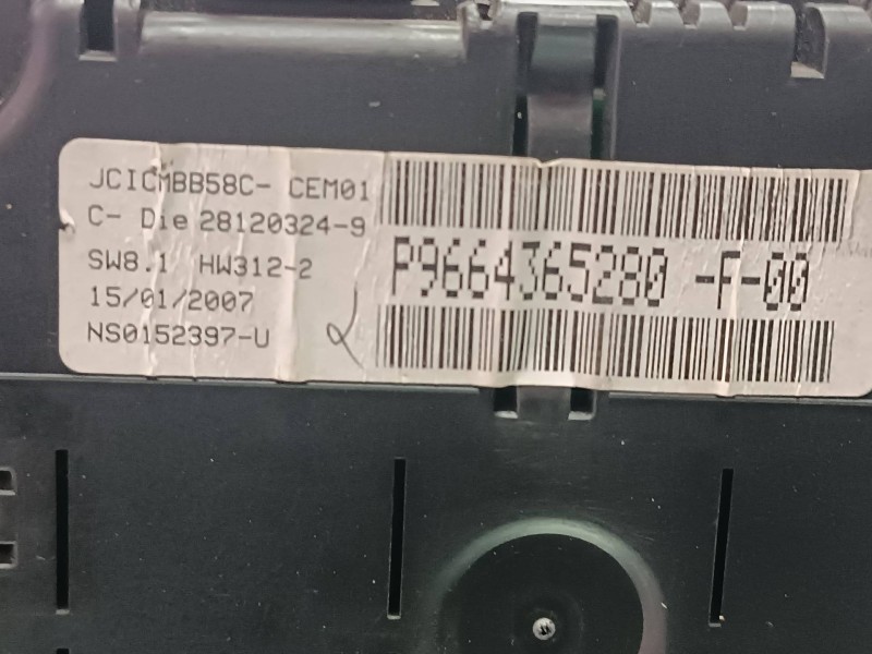 Recambio de cuadro instrumentos para citroen c4 picasso sx referencia OEM IAM P9664365280F00 281129745 281129406