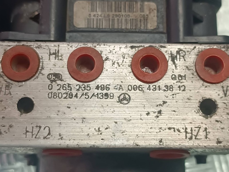 Recambio de abs para mercedes-benz clase b (w245) 180 cdi (245.207) referencia OEM IAM A0064313812 0265235496 0265950618