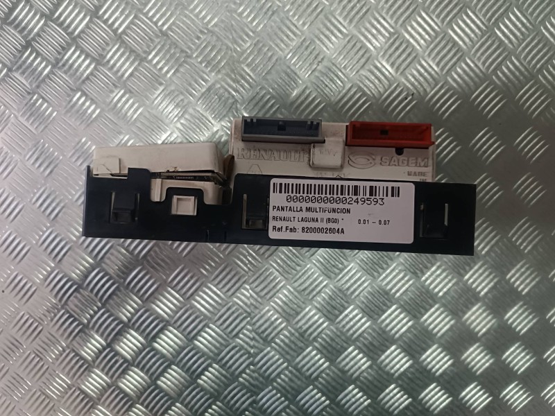 Recambio de pantalla multifuncion para renault laguna ii (bg0) referencia OEM IAM 8200002604A 216541195A3 8200002604