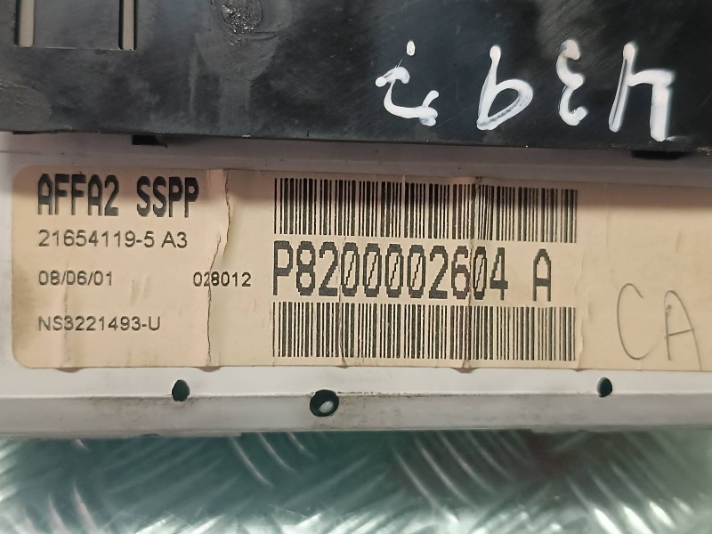 Recambio de pantalla multifuncion para renault laguna ii (bg0) referencia OEM IAM 8200002604A 216541195A3 8200002604