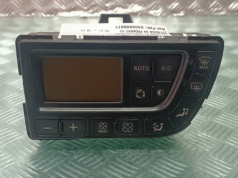 Recambio de mando climatizador para citroen c4 picasso sx referencia OEM IAM 9650868977 A83007700 DENSO