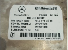 Recambio de modulo electronico para mercedes-benz clase b (w245) 180 cdi (245.207) referencia OEM IAM A2118701885 CONTINENTAL CE 2