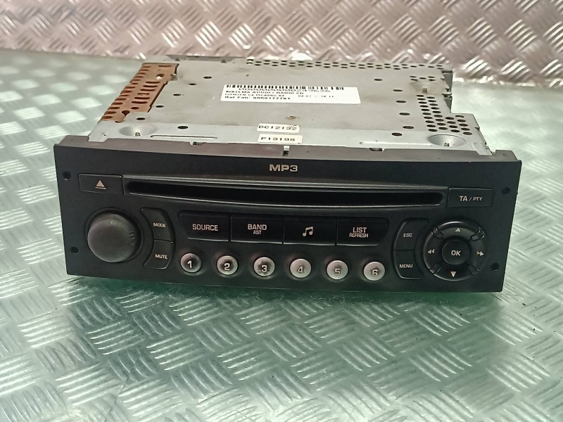 Recambio de sistema audio / radio cd para citroen c4 picasso sx referencia OEM IAM 96591777XT VDH0017147 SIEMENS VDO