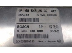 Recambio de centralita abs para mercedes-benz clase a (w168) 170 cdi (168.009) referencia OEM IAM 1685453532Q01 0265109630 BOSCH 2