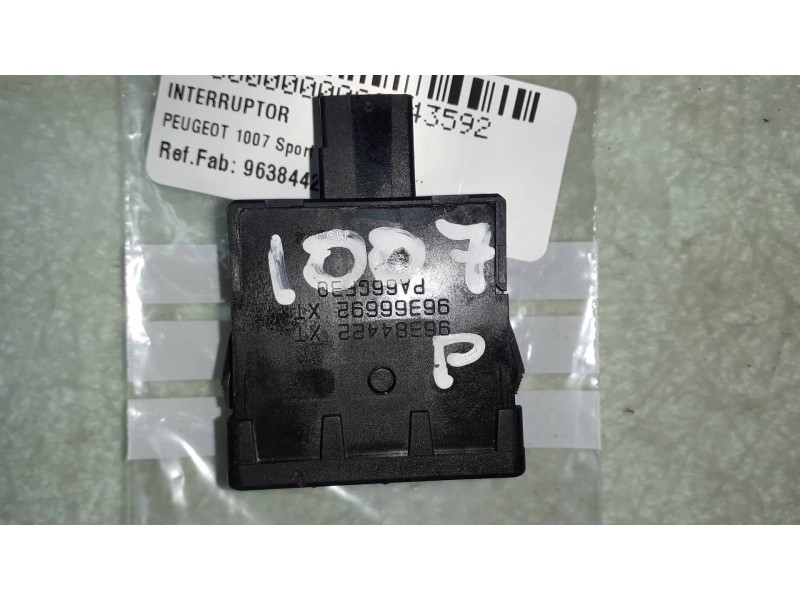 Recambio de interruptor para peugeot 1007 sport referencia OEM IAM 96384422 96366692XT ALTURA FAROS