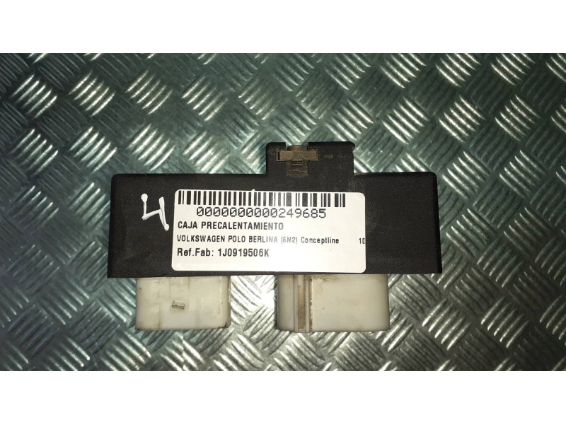 Recambio de caja precalentamiento para volkswagen polo berlina (6n2) conceptline referencia OEM IAM 1J0919506K 898972000 
