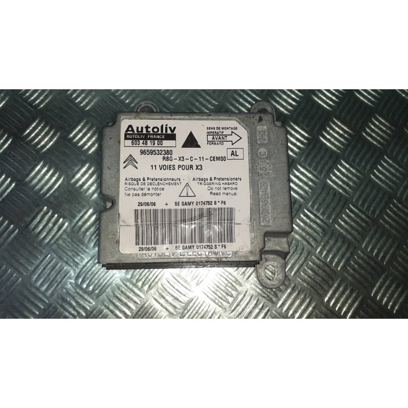 Recambio de centralita airbag para citroen c5 berlina lx (e) referencia OEM IAM 9659532380 603481900 AUTOLIV