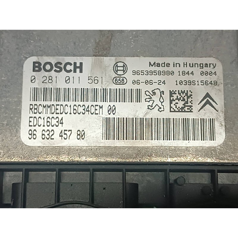 Recambio de centralita motor uce para citroen c5 berlina lx (e) referencia OEM IAM 9663245780  KIT - BOSCH