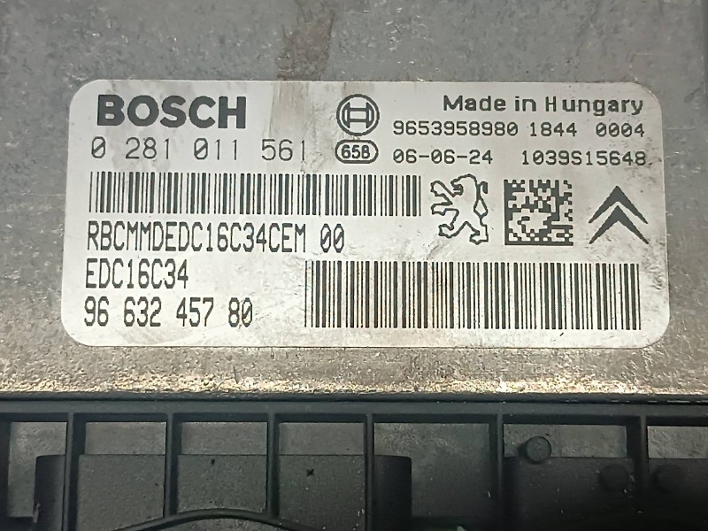 Recambio de centralita motor uce para citroen c5 berlina lx (e) referencia OEM IAM 9663245780  KIT - BOSCH