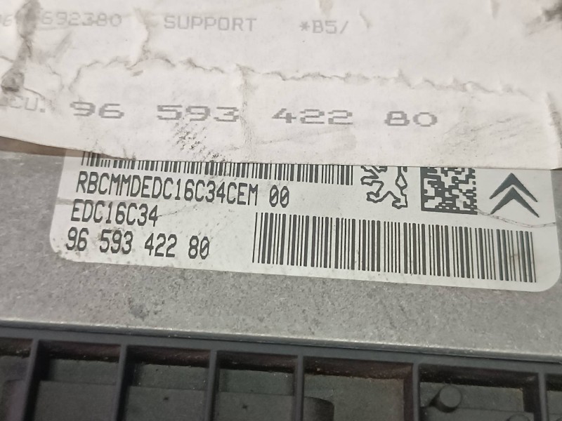 Recambio de centralita motor uce para citroen c4 berlina collection referencia OEM IAM 9659342280 EDC16C34 