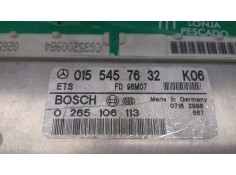 Recambio de centralita asr para mercedes-benz clase e (w210) berlina 280 (210.053) referencia OEM IAM 0155457632 0265106113 BOSC 2