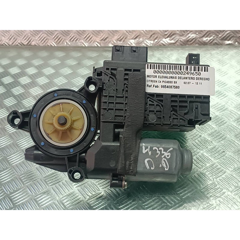 Recambio de motor elevalunas delantero derecho para citroen c4 picasso sx referencia OEM IAM 9654087580 400962C 