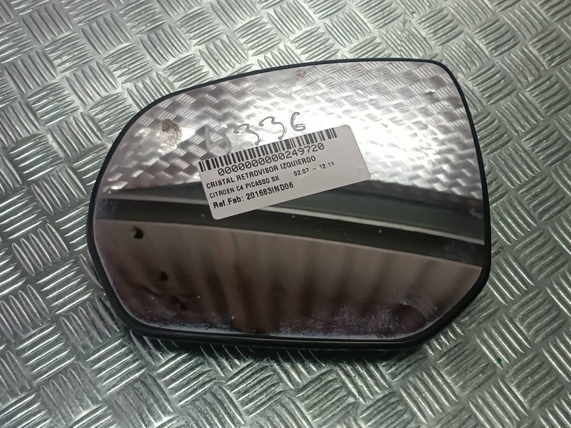Recambio de cristal retrovisor izquierdo para citroen c4 picasso sx referencia OEM IAM 201683IND06  