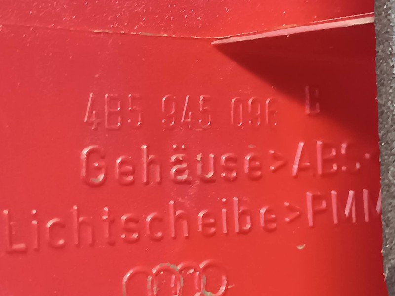 Recambio de piloto trasero derecho para audi a6 berlina (4b2) 2.5 tdi referencia OEM IAM 4B5945096 148152 