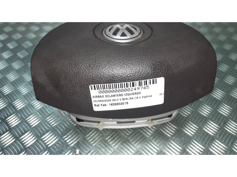 Recambio de airbag delantero izquierdo para volkswagen golf v berlina (1k1) highline referencia OEM IAM 1K0880201S 1K0880201S1BZ