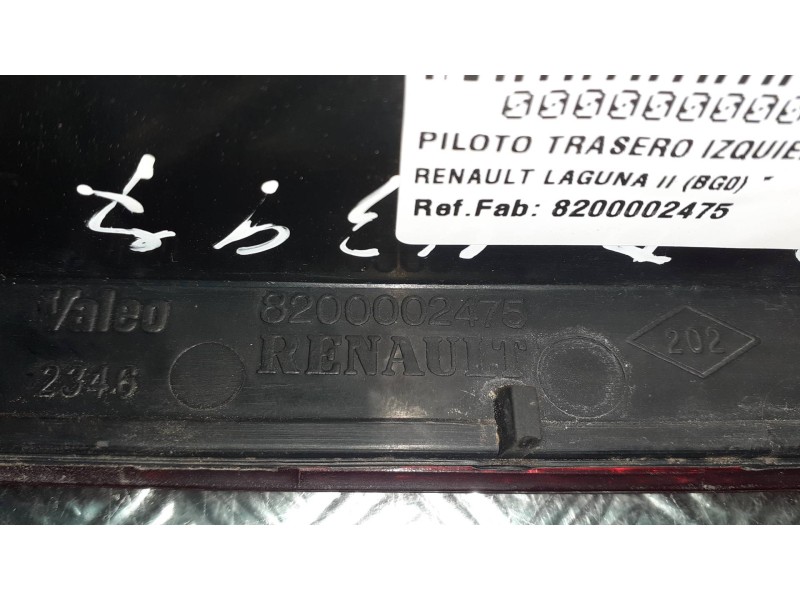 Recambio de piloto trasero izquierdo interior para renault laguna ii (bg0) referencia OEM IAM 8200002475  
