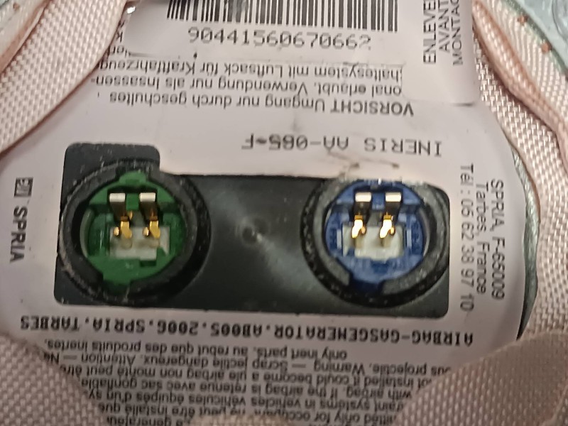 Recambio de airbag delantero izquierdo para citroen c5 berlina lx (e) referencia OEM IAM 965093142E  