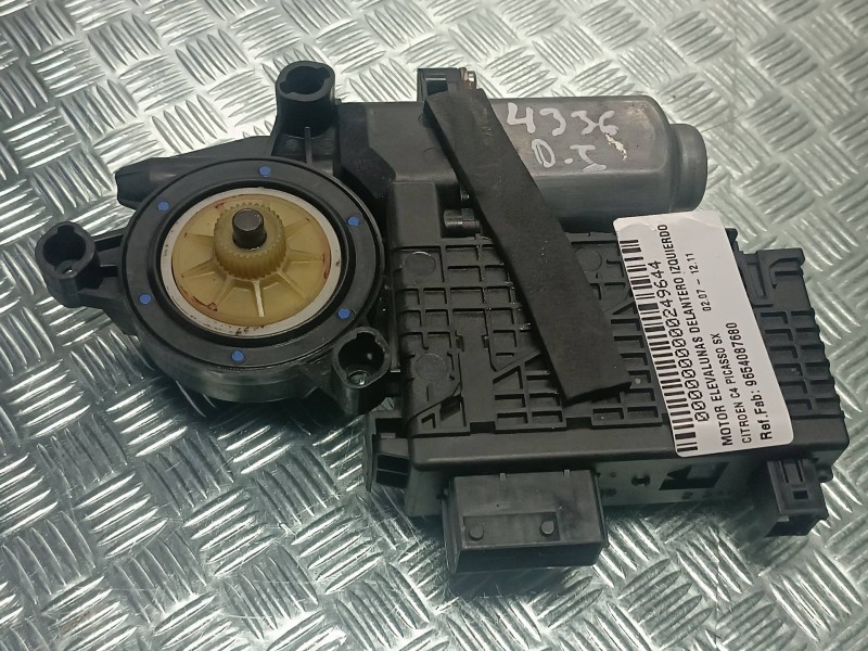 Recambio de motor elevalunas delantero izquierdo para citroen c4 picasso sx referencia OEM IAM 9654087680 400963C 