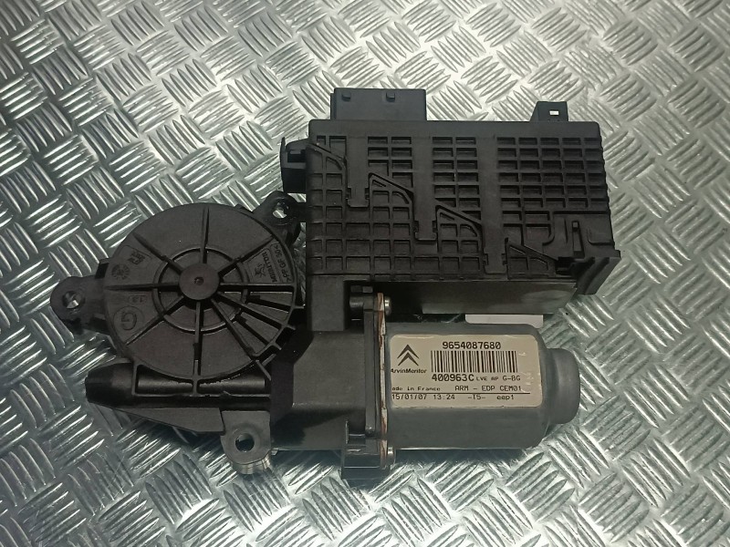 Recambio de motor elevalunas delantero izquierdo para citroen c4 picasso sx referencia OEM IAM 9654087680 400963C 