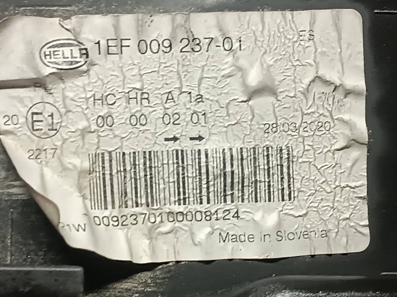 Recambio de faro izquierdo para citroen c4 picasso sx referencia OEM IAM 1EF00923701  HELLA