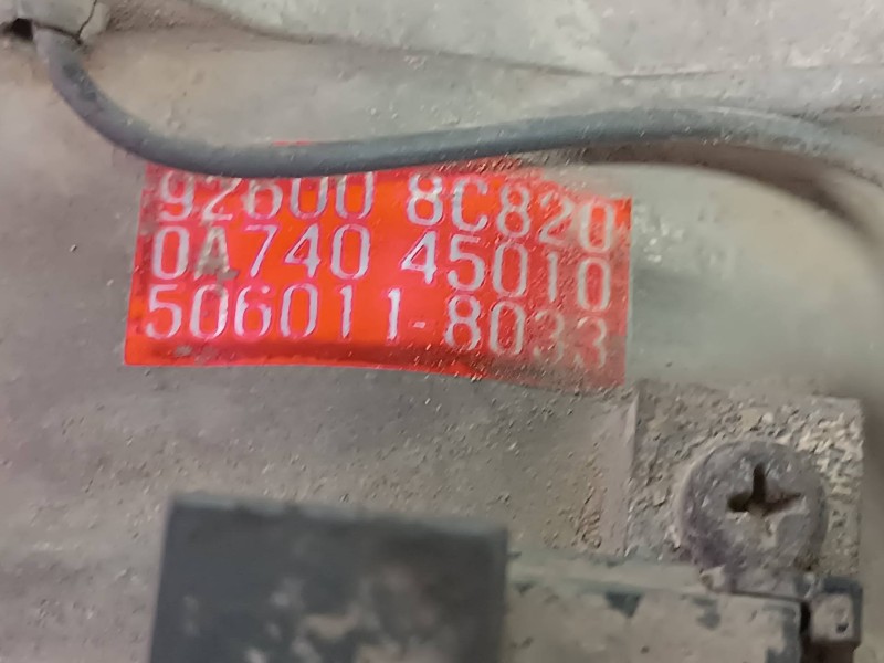 Recambio de compresor aire acondicionado para nissan vanette cargo (hc23) furg. referencia OEM IAM 926008C820 0A74045010 CALSONI