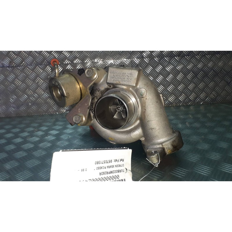 Recambio de turbocompresor para citroen xsara picasso referencia OEM IAM 9670371380 TD025S206T4 4917307508