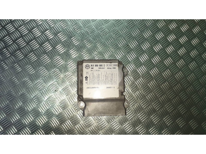 Recambio de centralita airbag para volkswagen golf v berlina (1k1) highline referencia OEM IAM 1K0909605D 5WK43411 