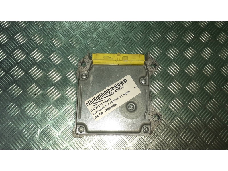 Recambio de centralita airbag para volkswagen golf v berlina (1k1) highline referencia OEM IAM 1K0909605D 5WK43411 