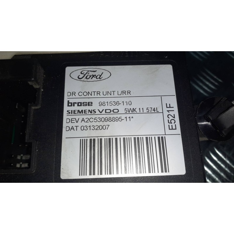 Recambio de motor elevalunas trasero izquierdo para ford focus berlina (cap) referencia OEM IAM 6M5T14B532BA 981536110 5WK11574L