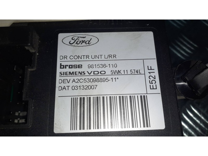 Recambio de motor elevalunas trasero izquierdo para ford focus berlina (cap) referencia OEM IAM 6M5T14B532BA 981536110 5WK11574L