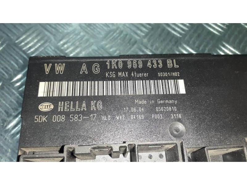 Recambio de modulo confort para volkswagen golf v berlina (1k1) highline referencia OEM IAM 1K0959433BL 5DK00858317 HELLA
