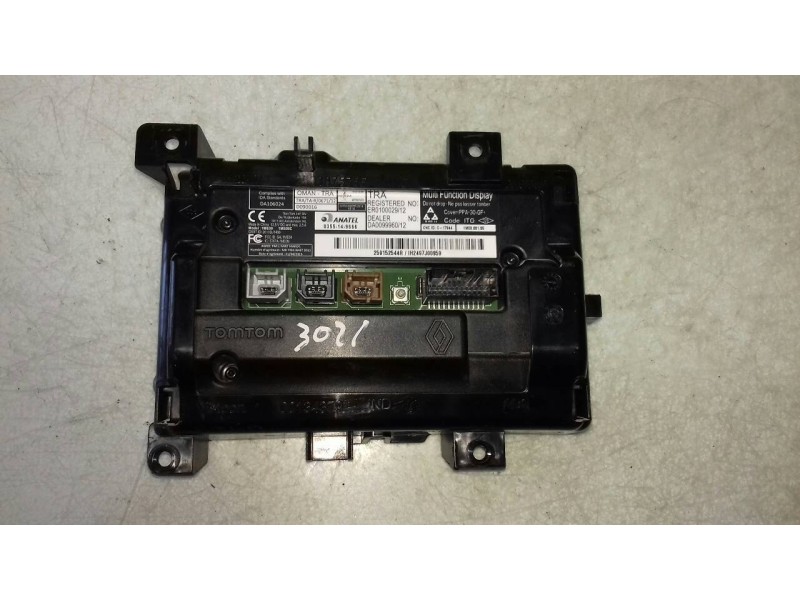 Recambio de pantalla multifuncion para renault captur xmod referencia OEM IAM 280387575  