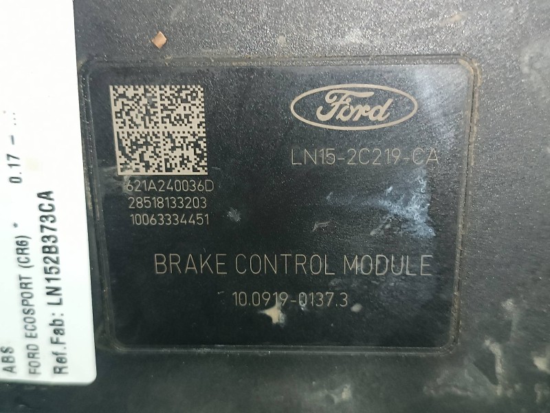 Recambio de abs para ford ecosport (cr6) referencia OEM IAM LN152B373CA LN152C219CA 10022025044