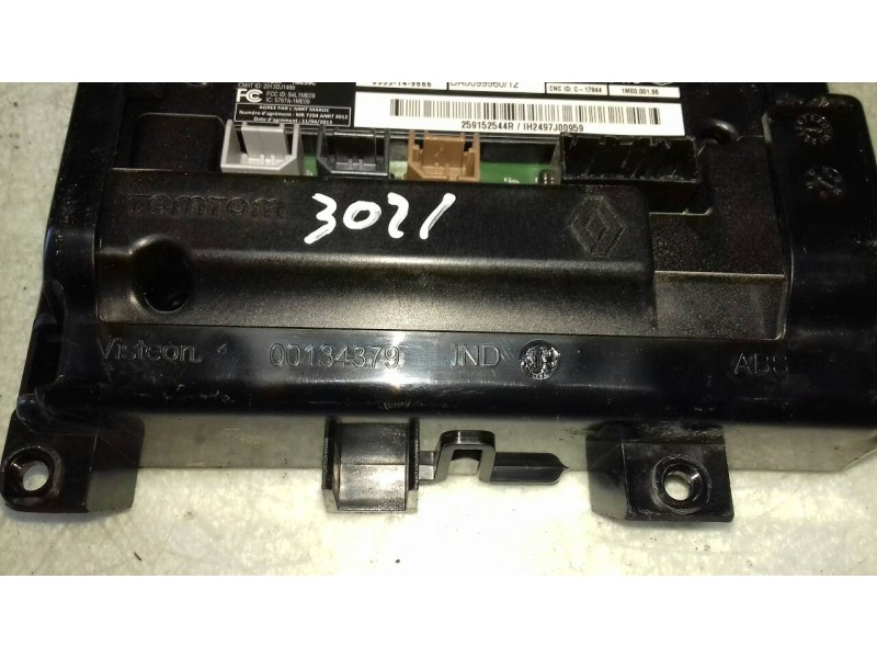 Recambio de pantalla multifuncion para renault captur xmod referencia OEM IAM 280387575  