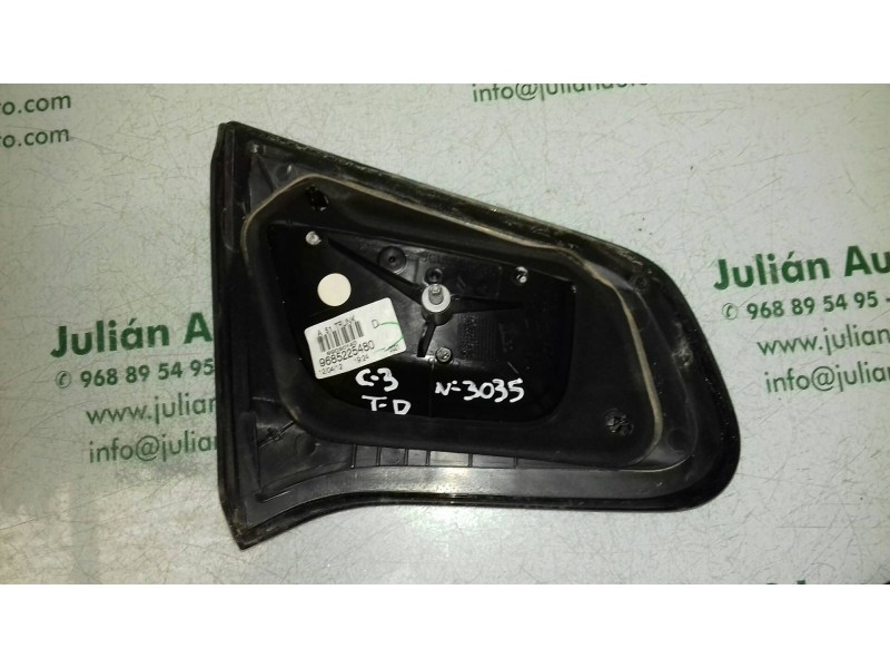 Recambio de piloto trasero derecho interior para citroen c3 tonic referencia OEM IAM 9685225480  PORTON