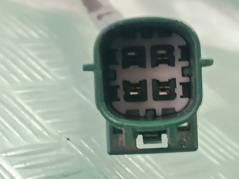 Recambio de sonda lambda para nissan micra (k12e) acenta referencia OEM IAM 0258005307 0258005308 CONECTOR VERDE