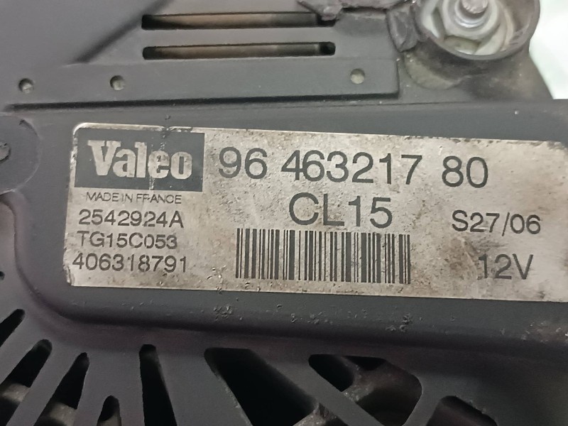Recambio de alternador para citroen c5 berlina lx (e) referencia OEM IAM 9646321780 2542924A CL15