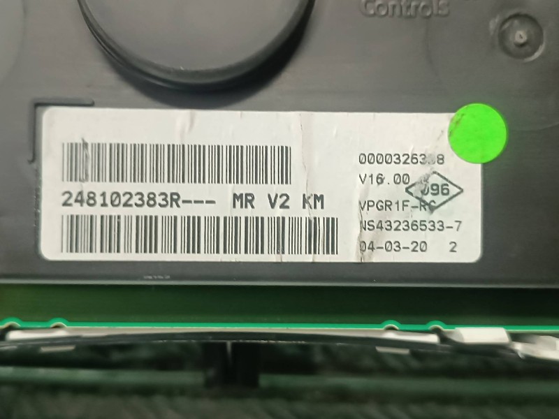 Recambio de cuadro instrumentos para dacia sandero iii referencia OEM IAM 248102383R 2131255 JOHNSON CONTROLS