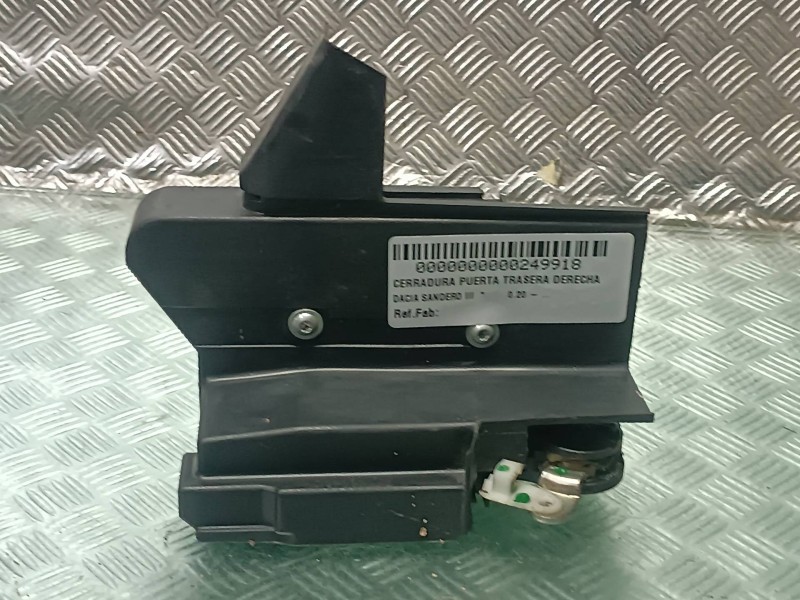Recambio de cerradura puerta trasera derecha para dacia sandero iii referencia OEM IAM  CONECTOR 2 PINES ELECTRICA