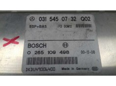 Recambio de centralita abs para mercedes-benz clase e (w210) berlina diesel 2.7 cdi 20v cat referencia OEM IAM 0315450732 026510 2