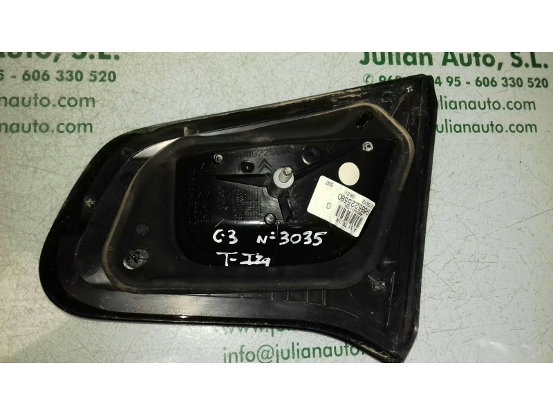 Recambio de piloto trasero izquierdo interior para citroen c3 tonic referencia OEM IAM 9685225580  PORTON