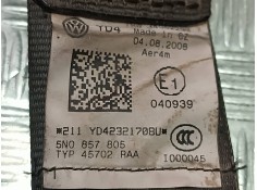 Recambio de cinturon seguridad trasero izquierdo para volkswagen tiguan (5n1) country referencia OEM IAM 5N0857805 34021700A  2