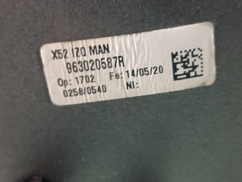 Recambio de retrovisor izquierdo para dacia sandero iii referencia OEM IAM 963020587R 036965 MANUAL