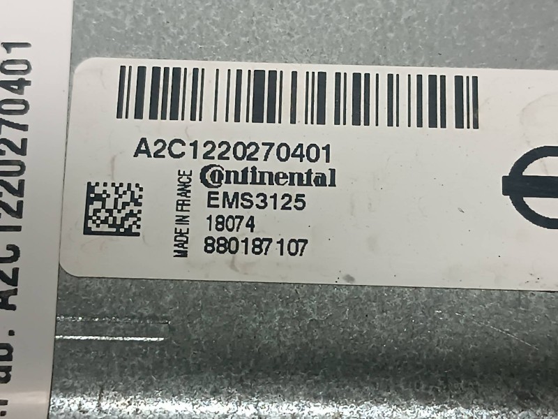 Recambio de centralita motor uce para nissan micra v (k14) referencia OEM IAM A2C1220270401 A2084265200 CONTINENTAL
