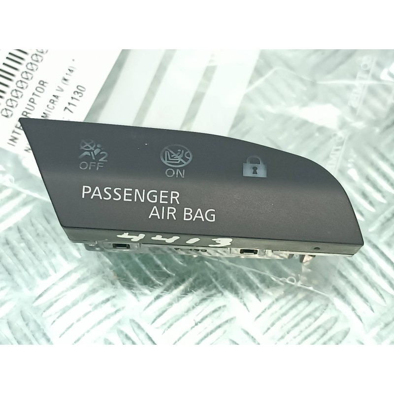 Recambio de interruptor para nissan micra v (k14) referencia OEM IAM 71130 CONECTOR 5 PINES CONTROL AIRBAG