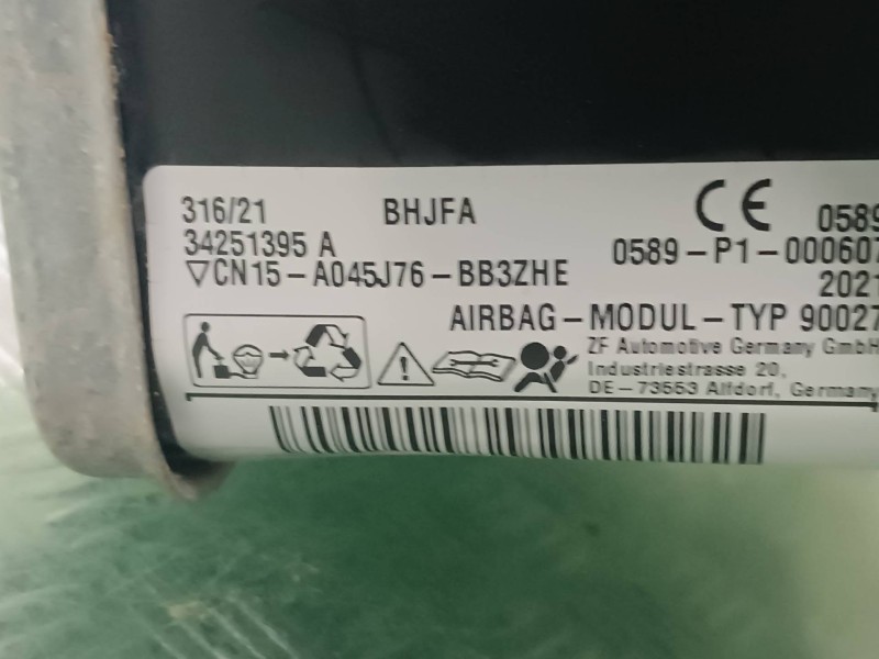 Recambio de airbag delantero izquierdo para ford ecosport (cr6) referencia OEM IAM CN15A045J76BB3ZHE 34251395A AIRBAG DE RODILLA