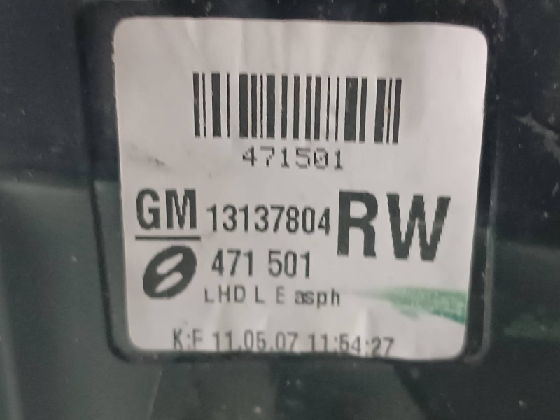 Recambio de retrovisor izquierdo para opel zafira b enjoy referencia OEM IAM 13137804 010850 ELECTRICO