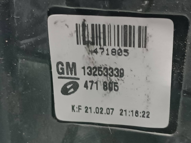 Recambio de retrovisor izquierdo para opel zafira a referencia OEM IAM 13253339 471805 ELECTRICO