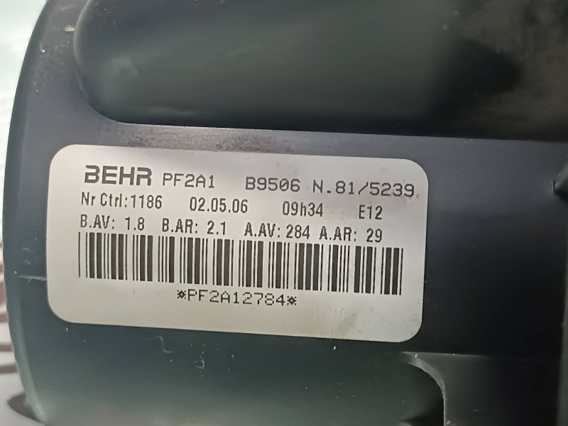 Recambio de ventilador calefaccion para peugeot 307 berlina (s2) referencia OEM IAM PF2A1B9506 2 PINES BEHR